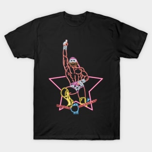 Macho man Top Rope neon T-Shirt